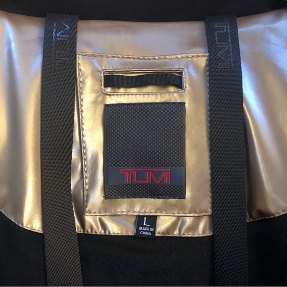 Tumi High Shine Bomber Champagne in Women’s size Large - Picture 10 of 16